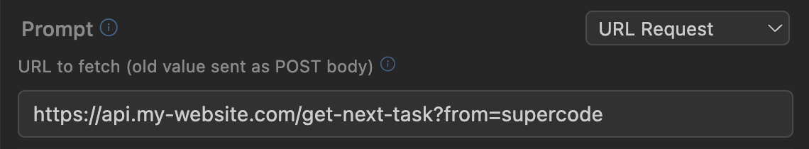 Prompt URL
